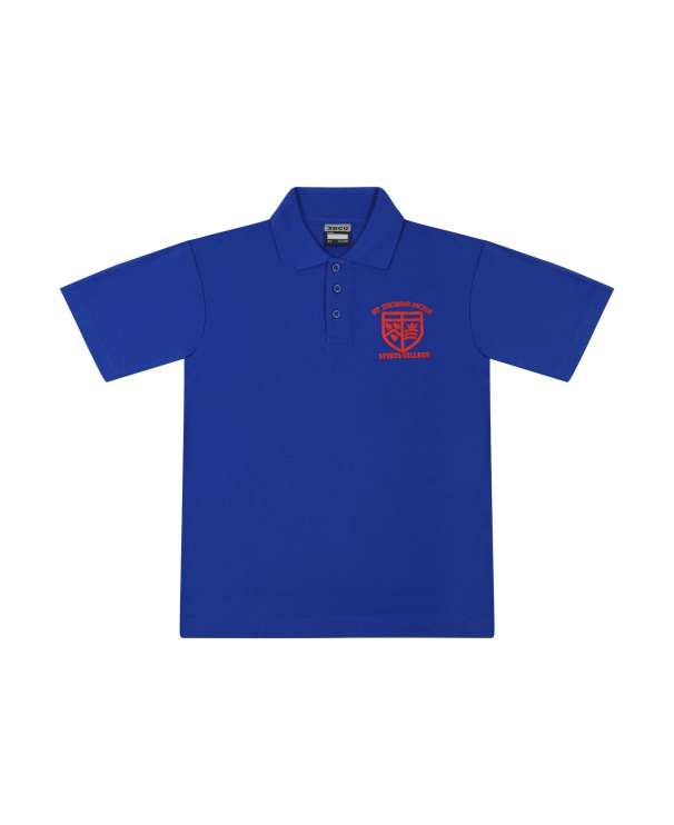 Boys PE Polo Shirt with Printed Logo